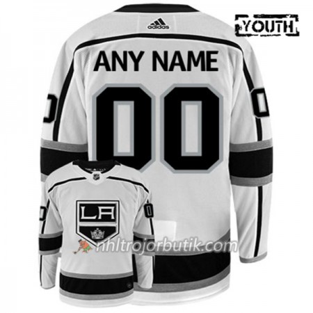 Barn Ishockey Los Angeles Kings Tröja med eget tryck  Adidas Vit Authentic